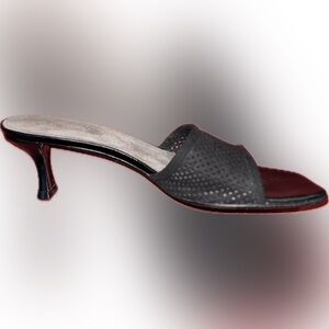 Stuart Weitzman Leather Slide Sandals